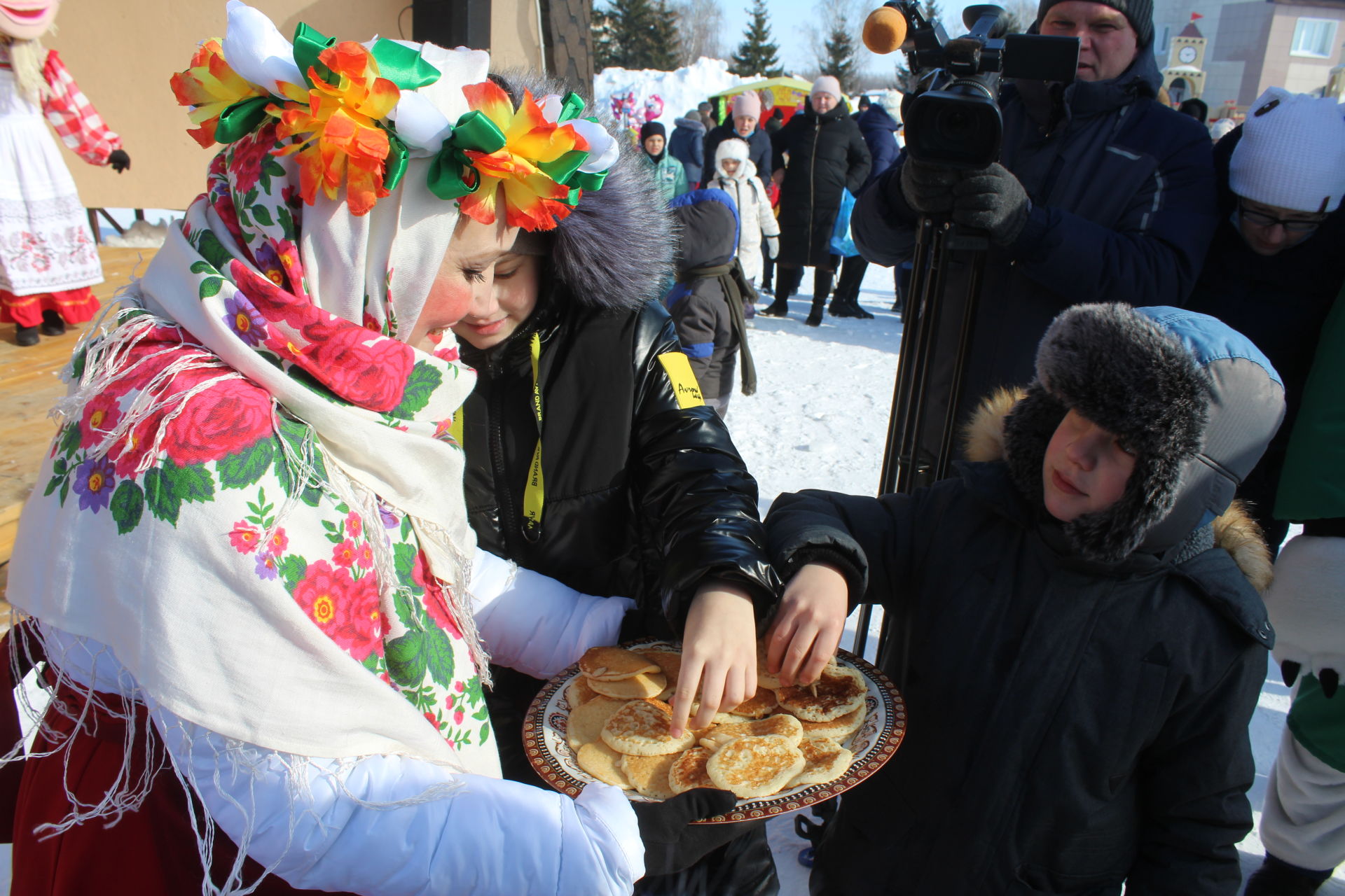 масленица в сельском клубе