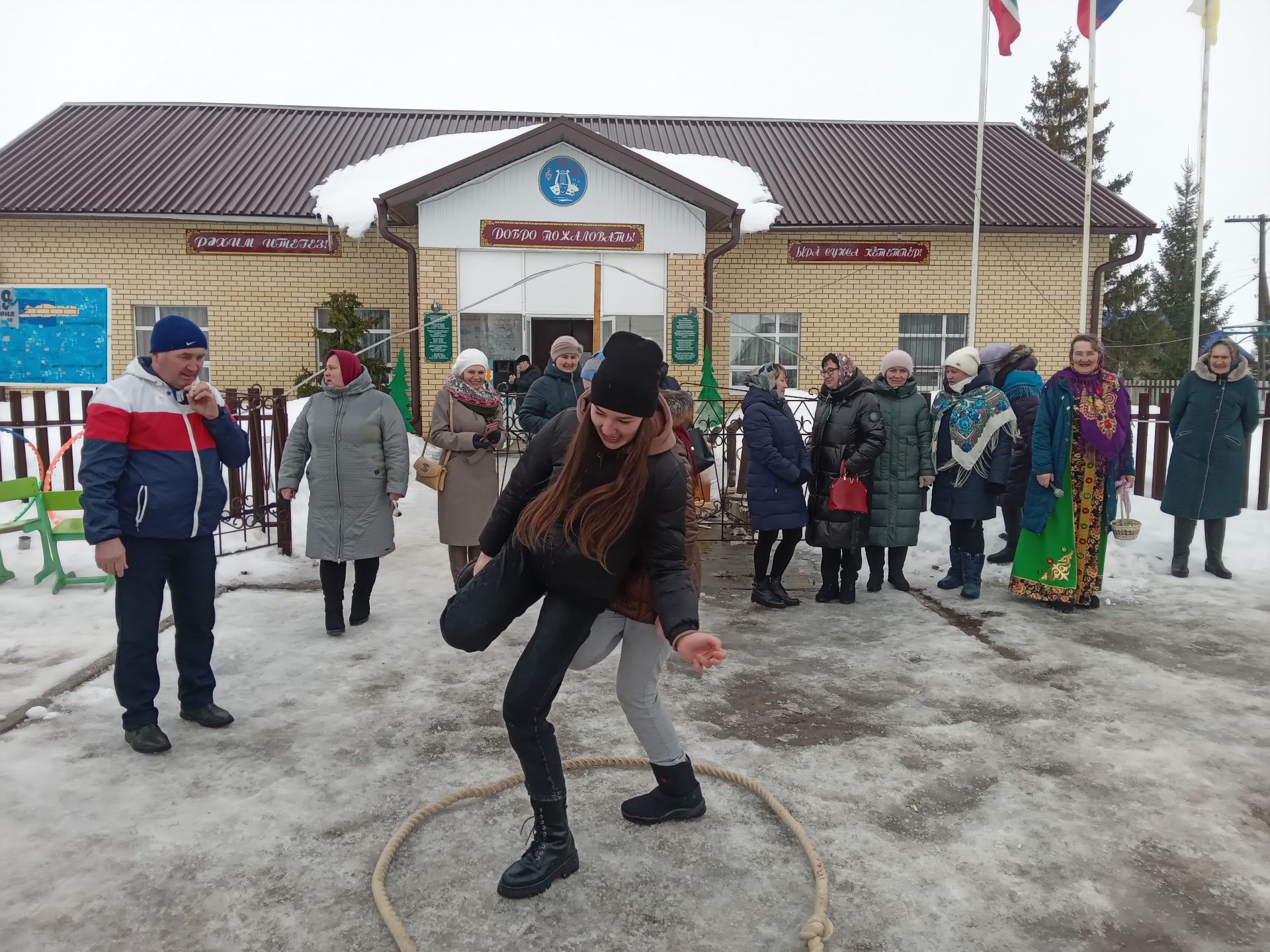 Жители села Новое Ильмово отметили Масленичную неделю