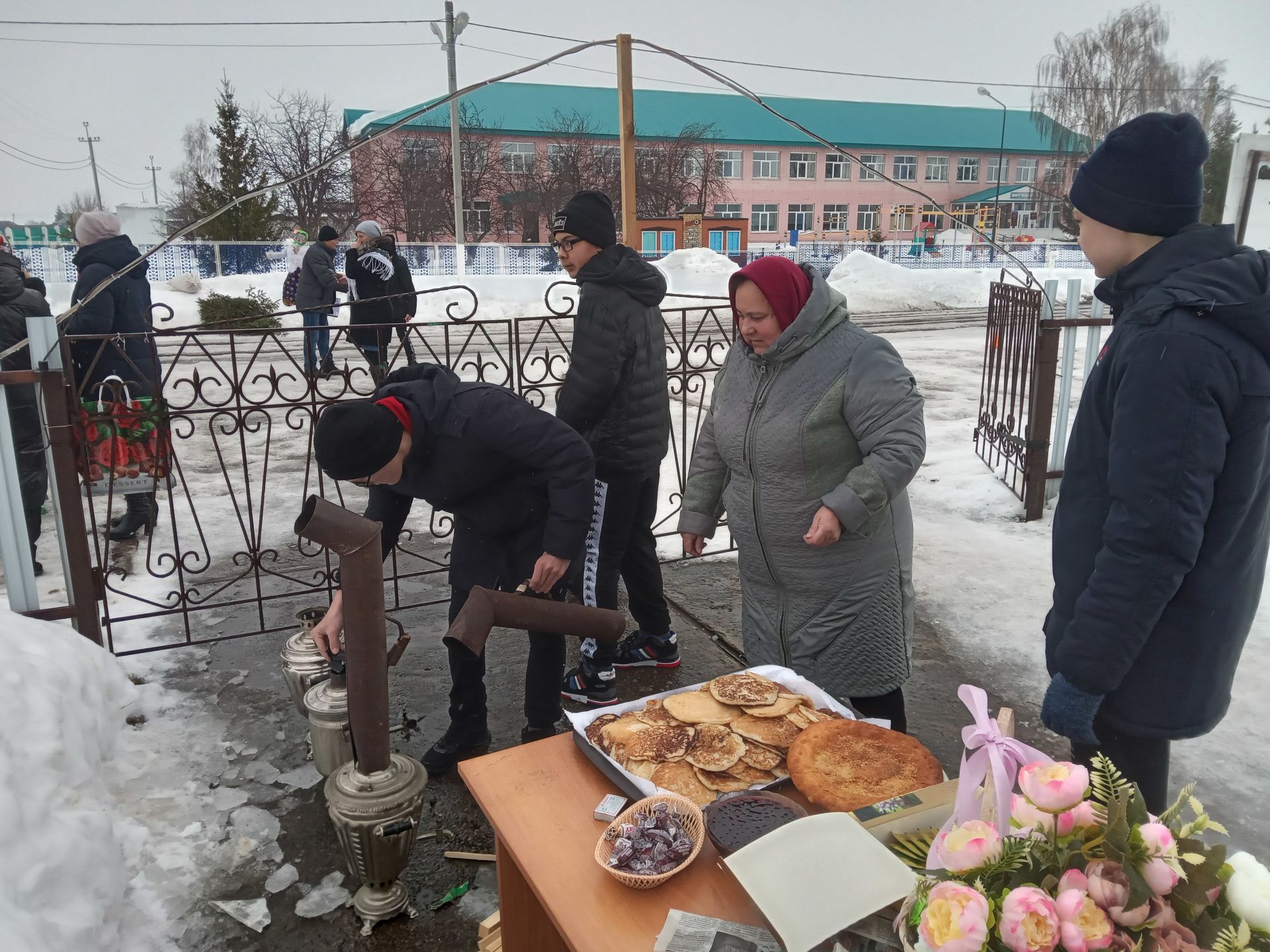 Жители села Новое Ильмово отметили Масленичную неделю