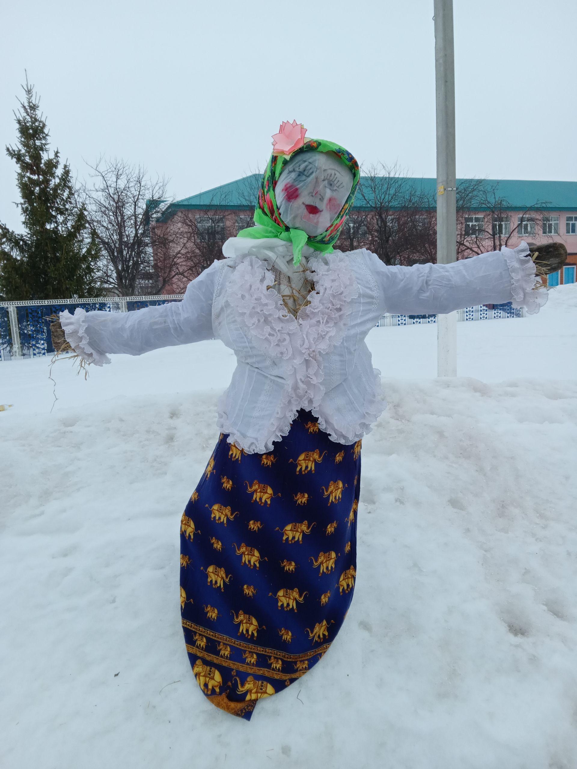 Жители села Новое Ильмово отметили Масленичную неделю