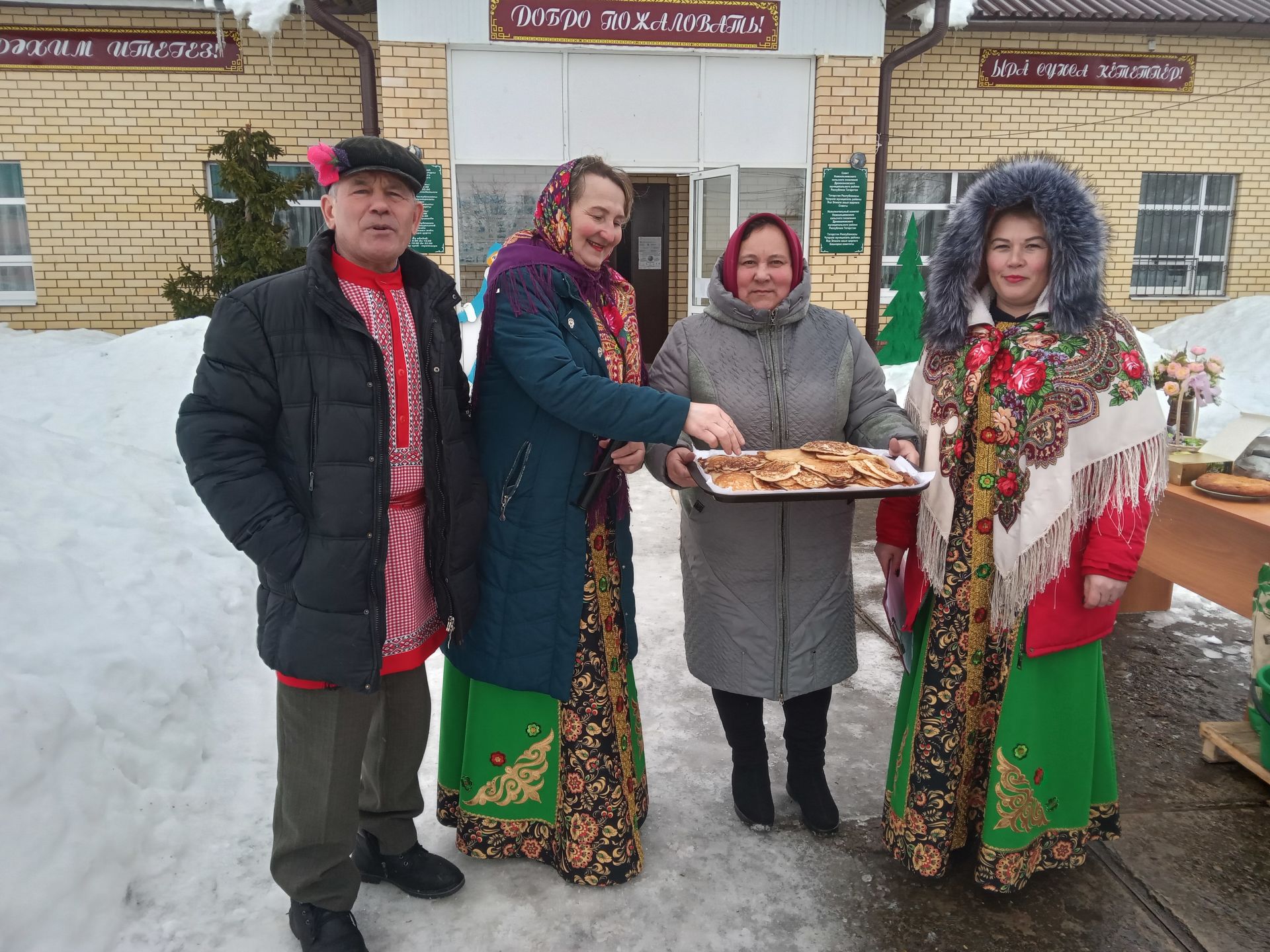 Жители села Новое Ильмово отметили Масленичную неделю