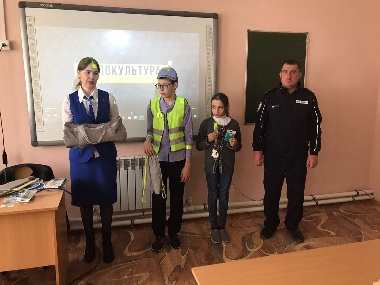 Дрожжановские автоинспекторы в школах проводят профилактические мероприятия