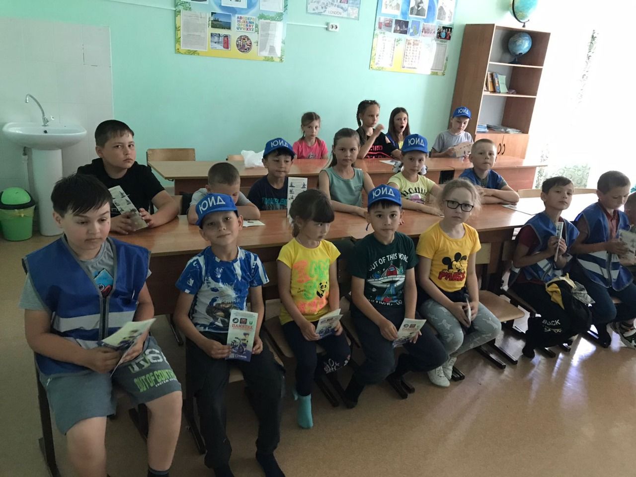 В пришкольных лагерях Дрожжановского района проходят профилактические мероприятия по ПДД