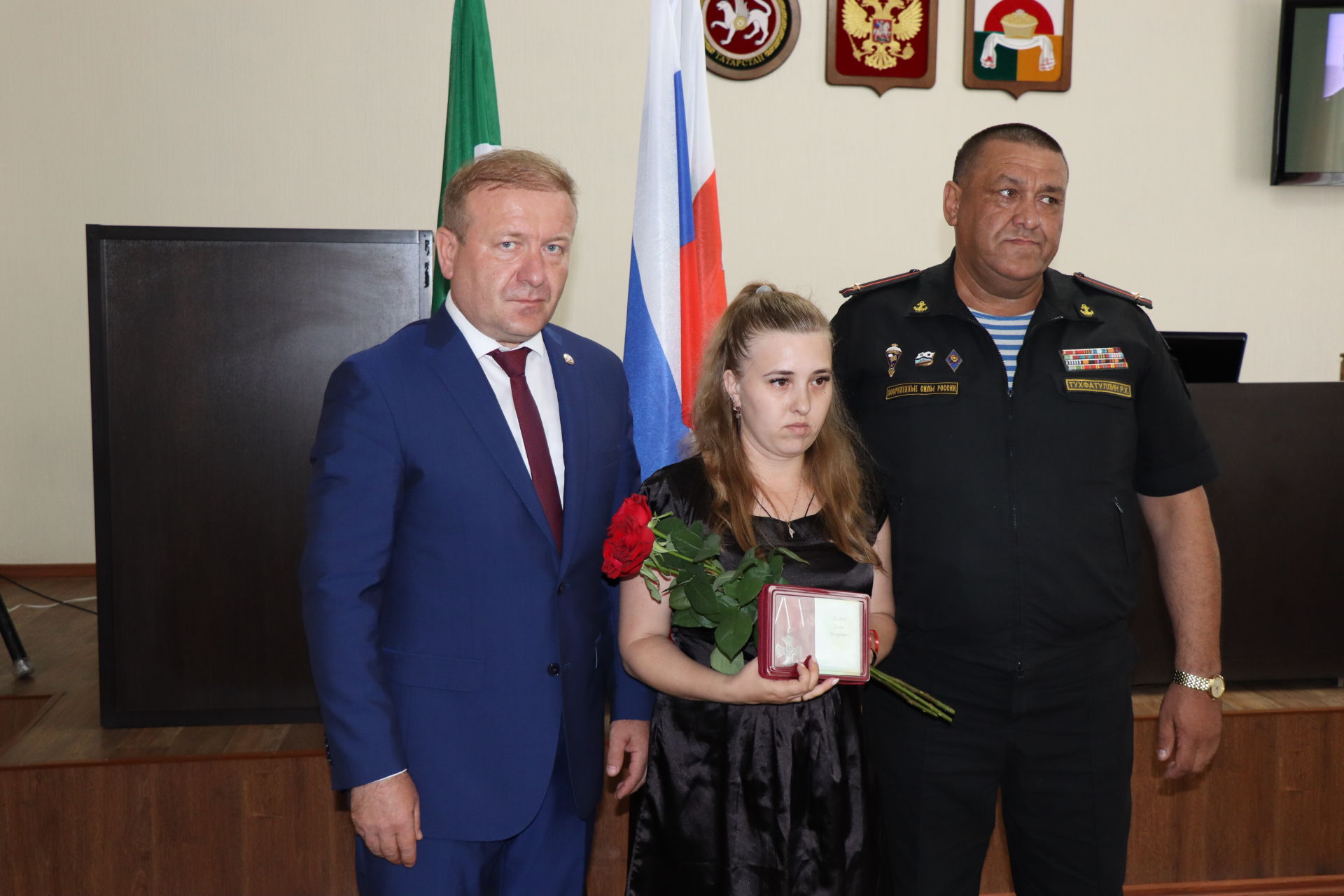 В Дрожжановском районе вручили Ордена Мужества семьям погибших при спецоперации