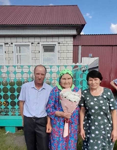 Жительницу села Новые Шигали Дрожжановского района поздравили с 90-летием
