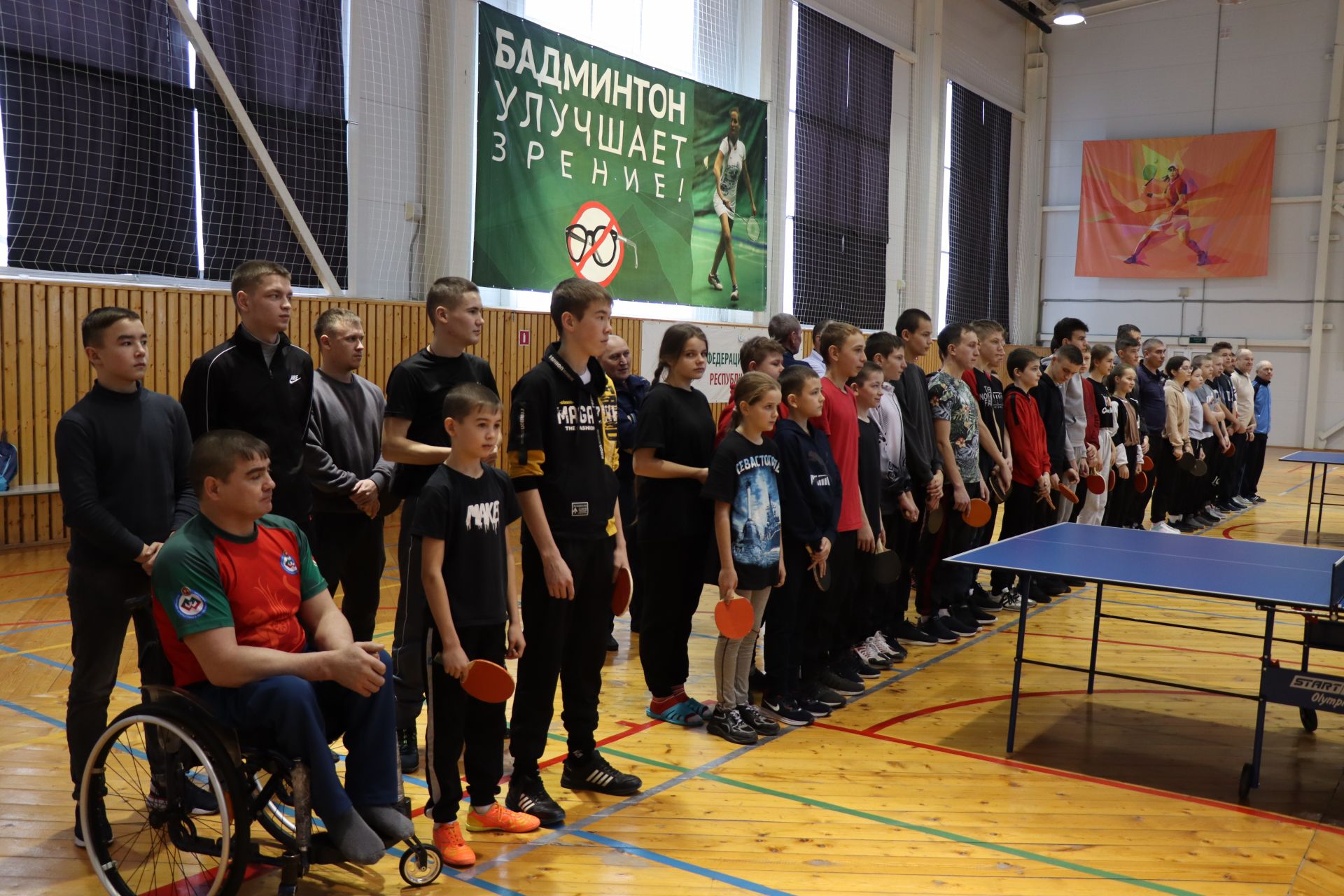 В Дрожжаном прошли личные соревнования по настольному теннису «На призы Деда Мороза»