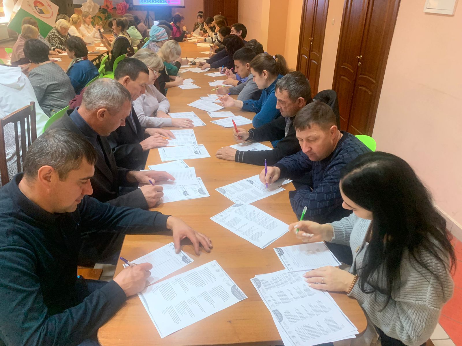 Дрожжановцы приняли участие в Международной акции «Большой этнографический диктант»