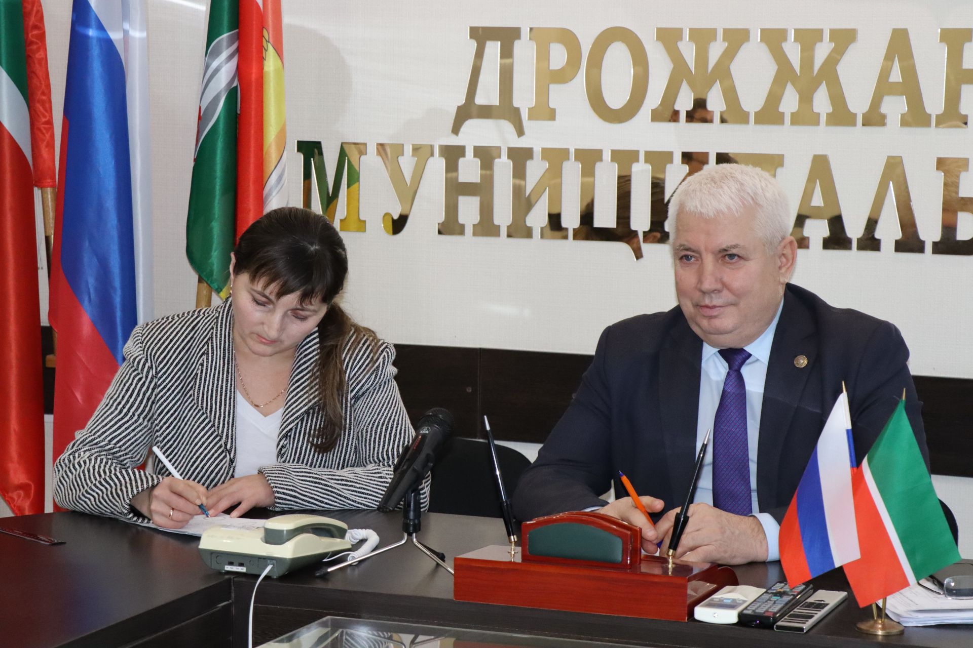 Руководители в Дрожжановском районе РТ оформили подписку на газеты «Туган як» и «Таван ен»