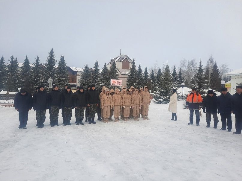 В Дрожжановском районе РТ в рамках Дня Неизвестного Солдата почтили память погибших воинов