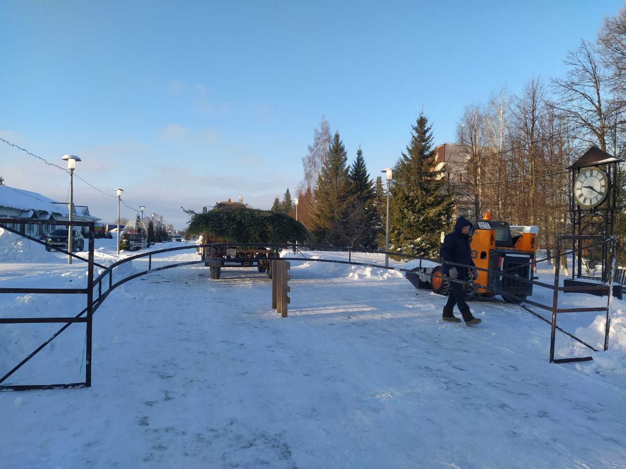 В Дрожжановском районе РТ начали готовиться к Новому году