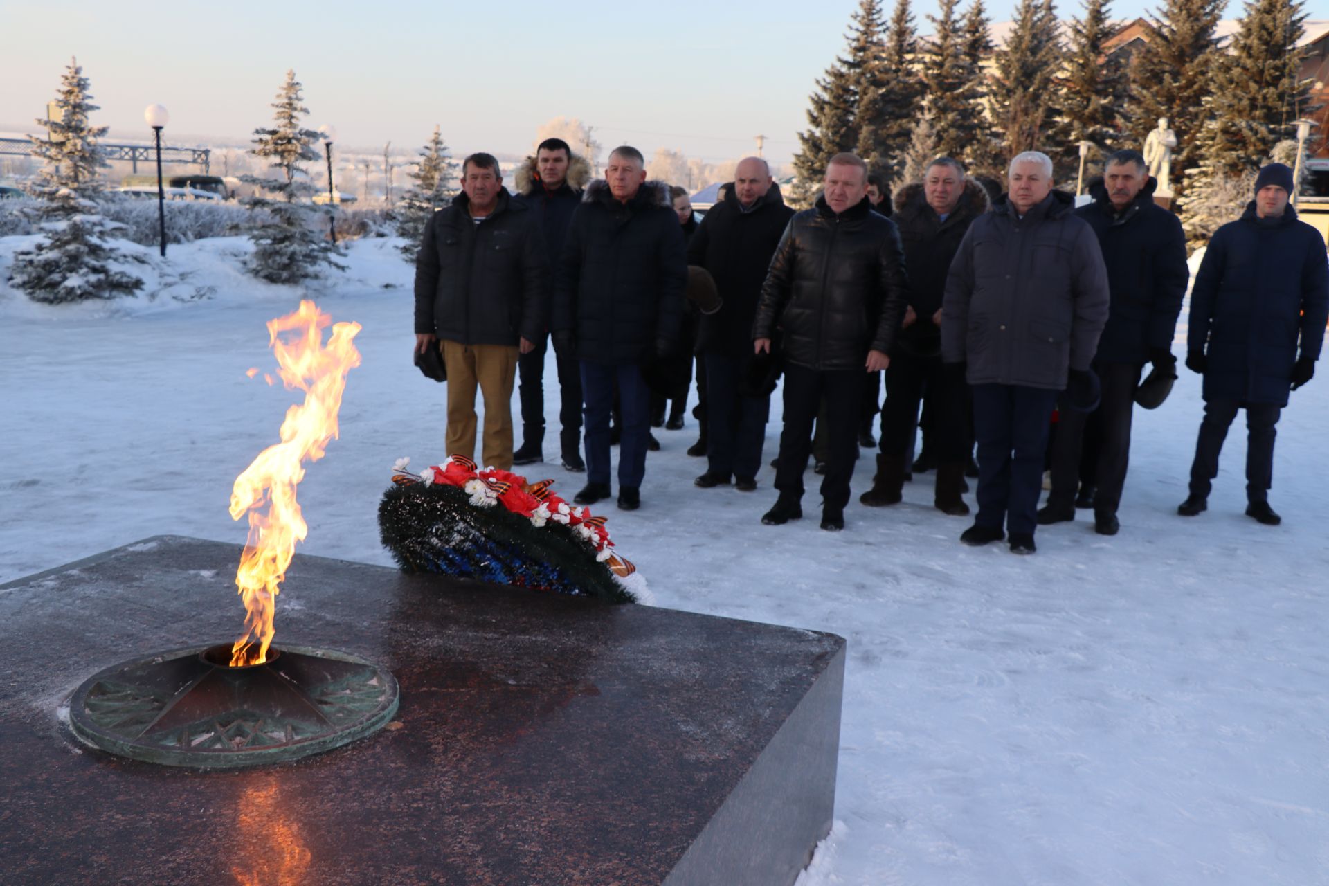 В Дрожжановском районе РТ отдали дань памяти Героям Отечества