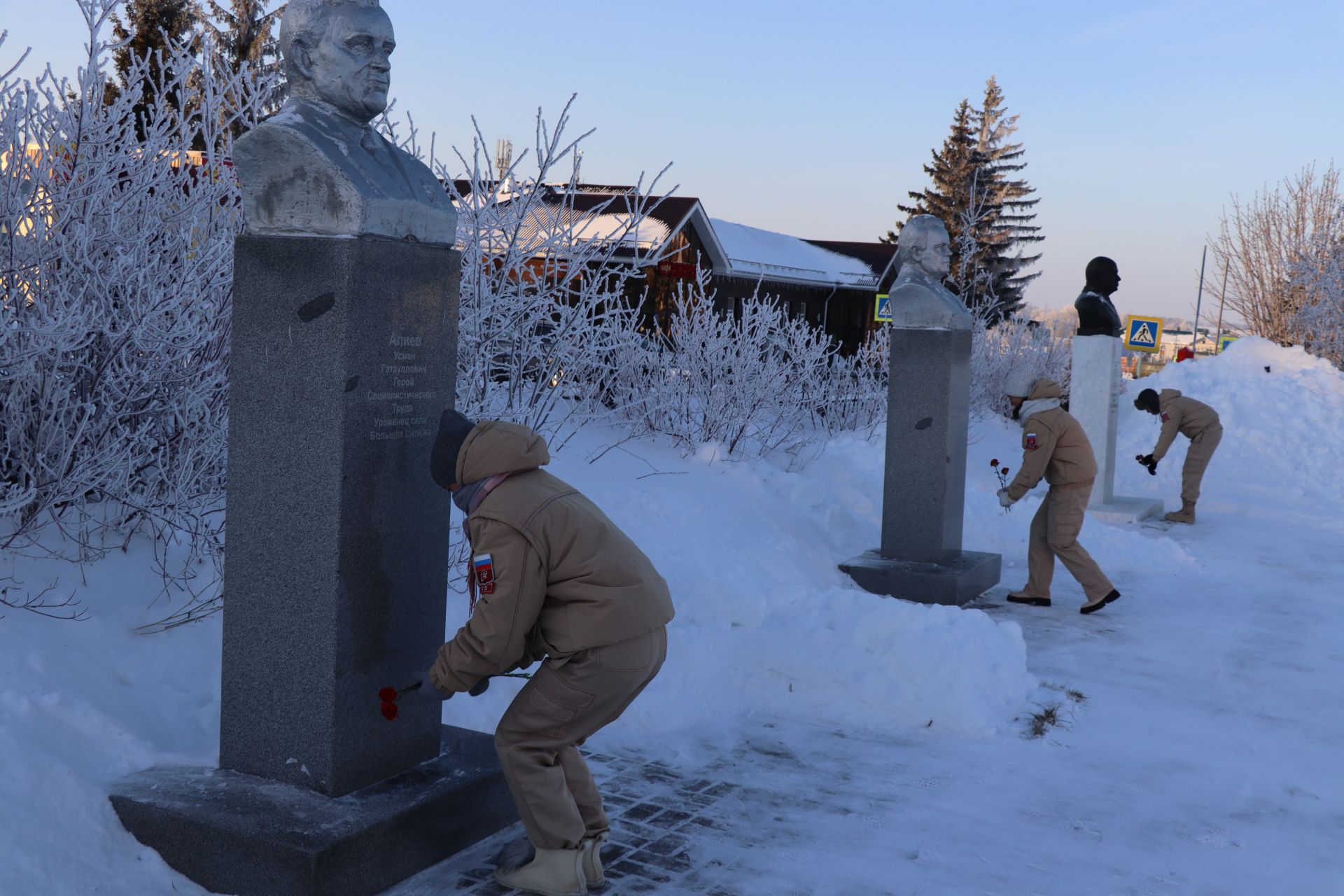 В Дрожжановском районе РТ отдали дань памяти Героям Отечества