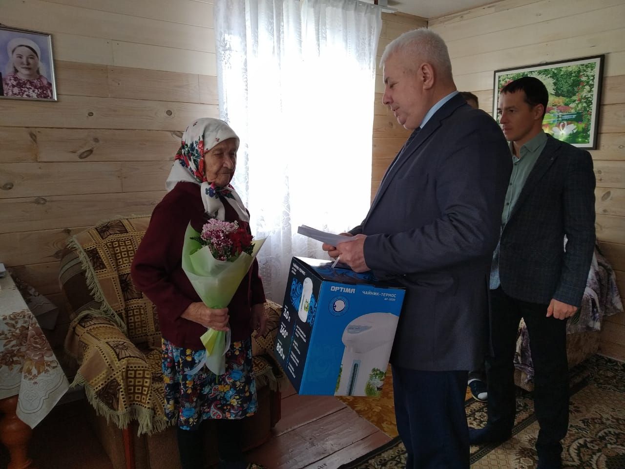 Жительница села Малая Акса отметила  95-летний юбилей