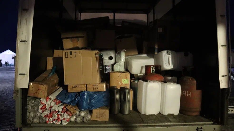 Гуманитарный груз доставлен: вернулись сопровождавшие дрожжановский конвой с гуманитарным грузом