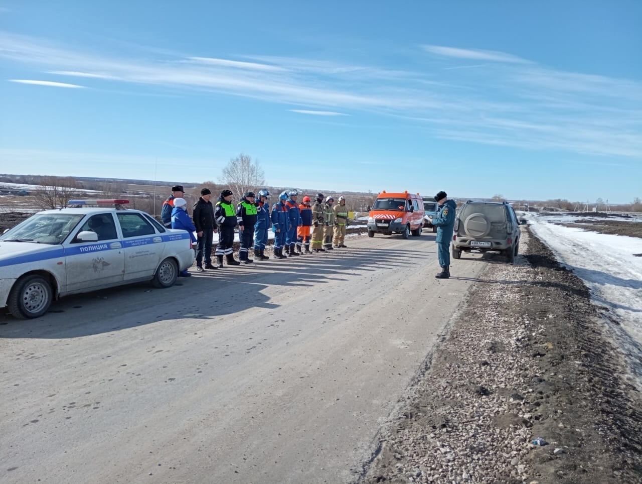 В Дрожжановском районе прошли учения в режиме функционирования «Чрезвычайная ситуация»