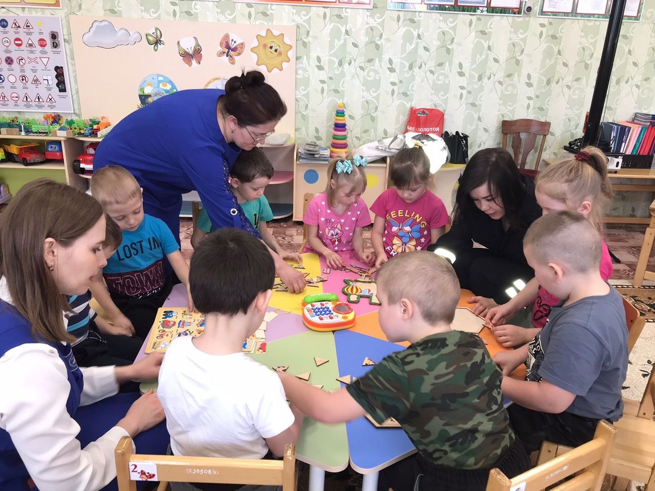В дошкольных учреждениях Дрожжановского района проходят профилактические беседы по ПДД
