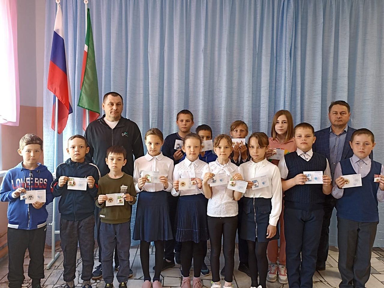 В Дрожжановском районе продолжается вручение знаков отличия ВФСК «Готов к труду и обороне»