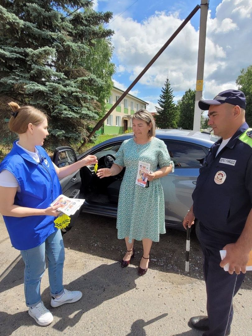 В Дрожжаном в рамках профилактического мероприятия «Пешеход» проводятся акции по БДД