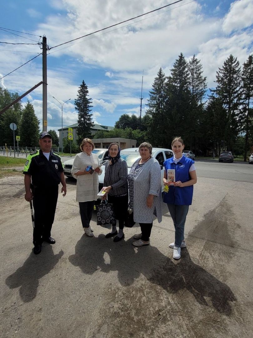 В Дрожжаном в рамках профилактического мероприятия «Пешеход» проводятся акции по БДД