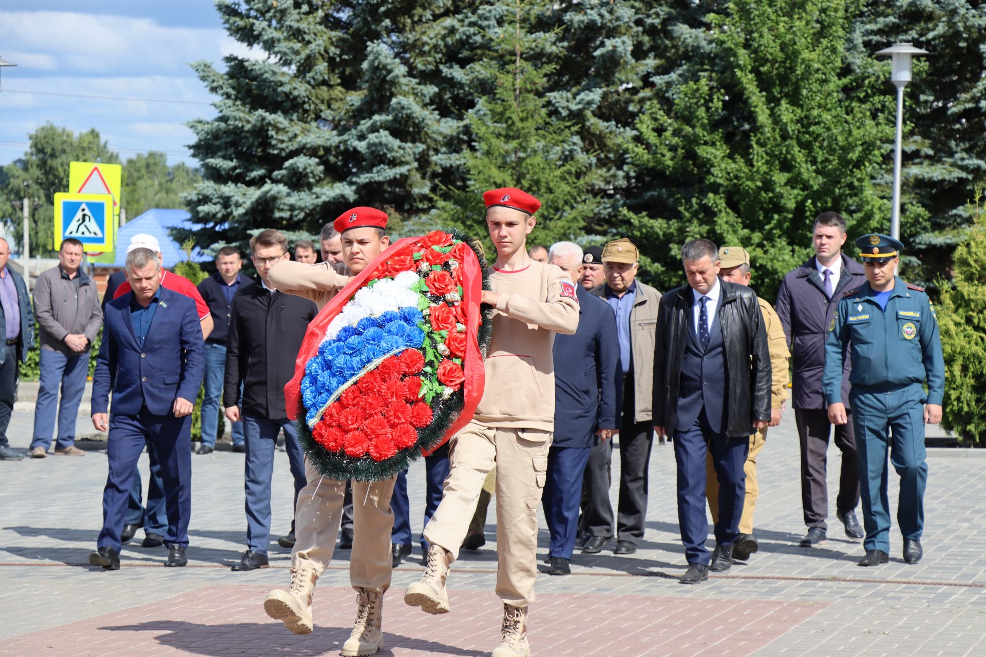 В день памяти и скорби в Дрожжановском районе прошёл траурный митинг