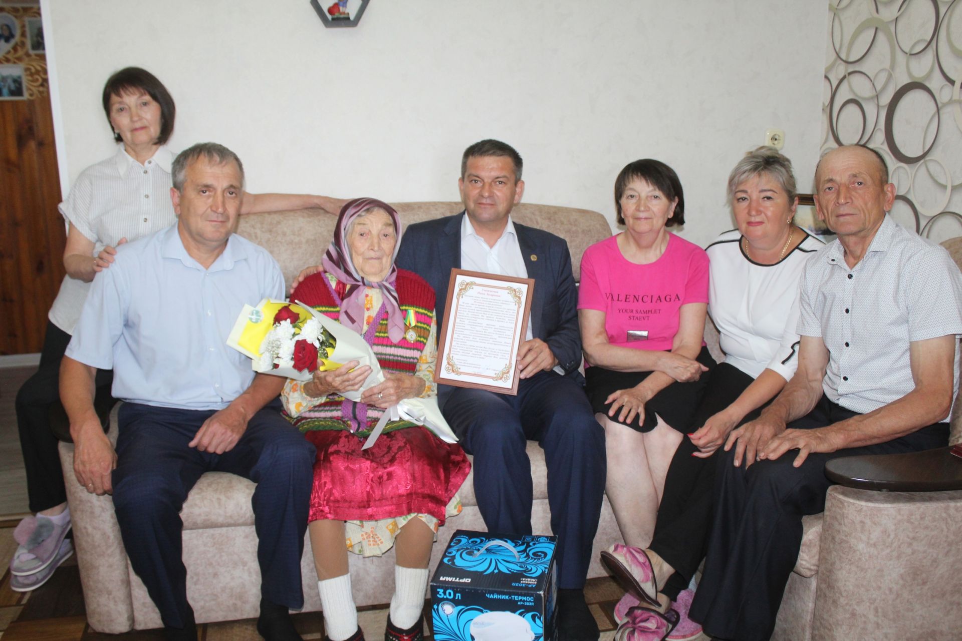 90-летний юбилей отметила жительница села Новые Убеи Дрожжановского района Нина Ярухина