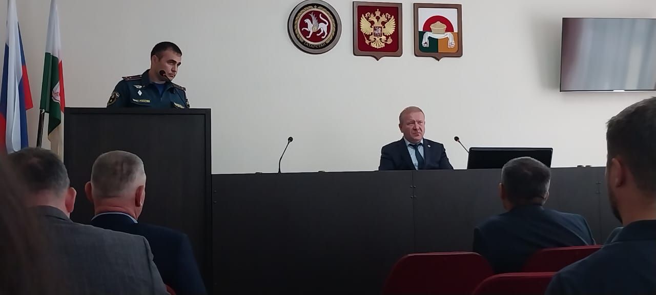 Глава Дрожжановского района Марат Гафаров поручил поселениям быть готовыми к природным явлениям