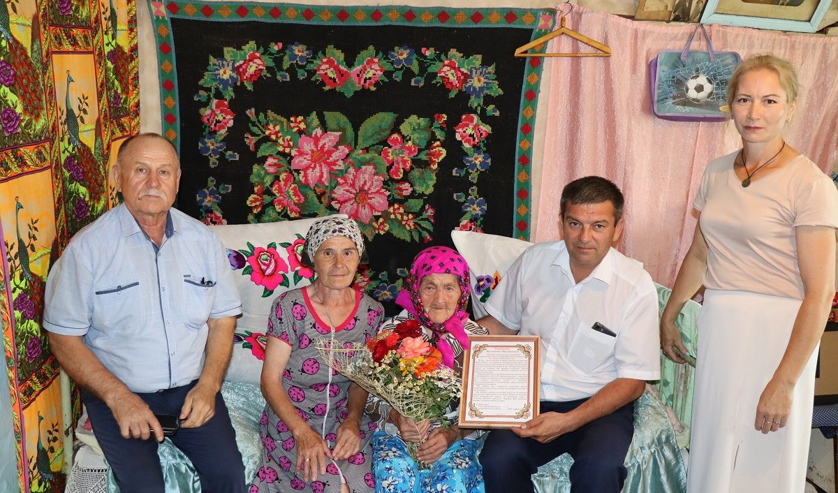 Долгожительница села Чувашское Дрожжаное Кадышева Валентина Михайловна отметила юбилей