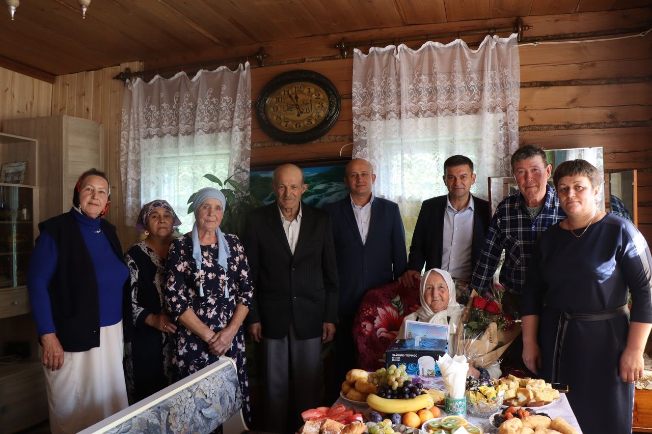 Жительница села Большая Цильна Дрожжановского района РТ отметила 95-летний юбилей