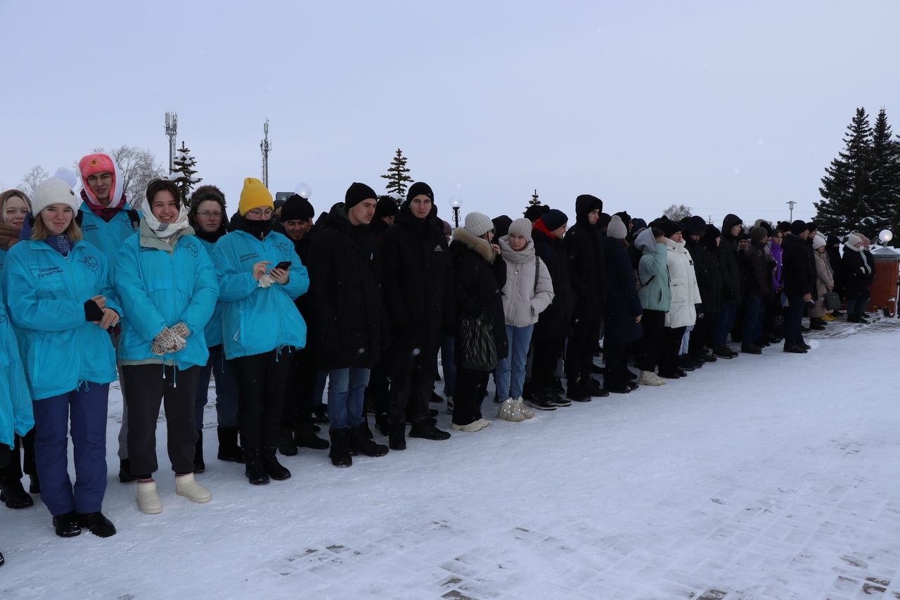 В Дрожжановском районе РТ прошёл митинг в честь 80-й годовщины снятия блокады Ленинграда