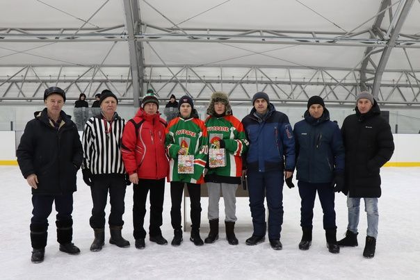 В Дрожжановском районе РТ прошел открытый районный турнир по хоккею с шайбой