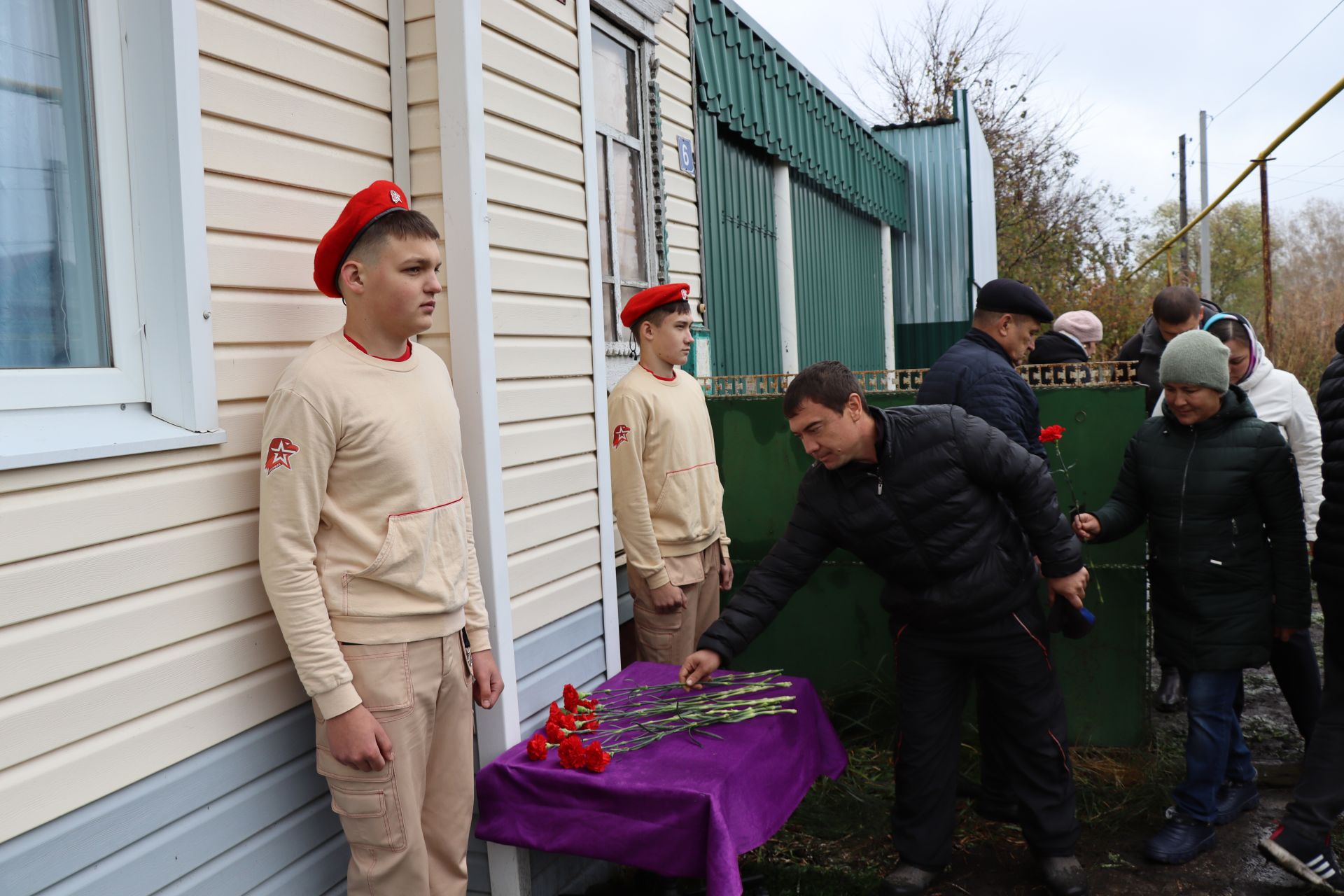 В Дрожжановском районе РТ увековечили память, участника СВО Геннадия Ильина