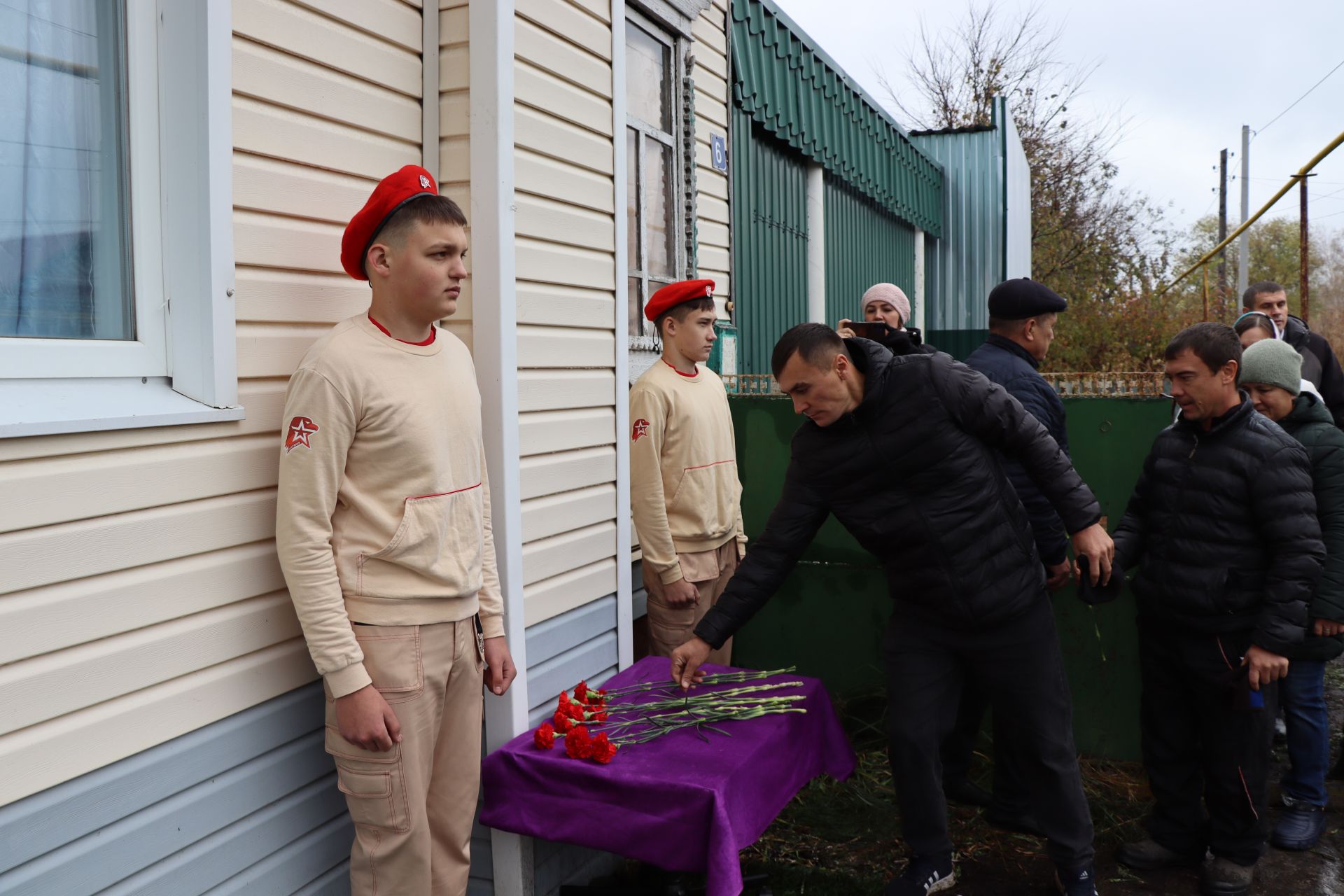 В Дрожжановском районе РТ увековечили память, участника СВО Геннадия Ильина