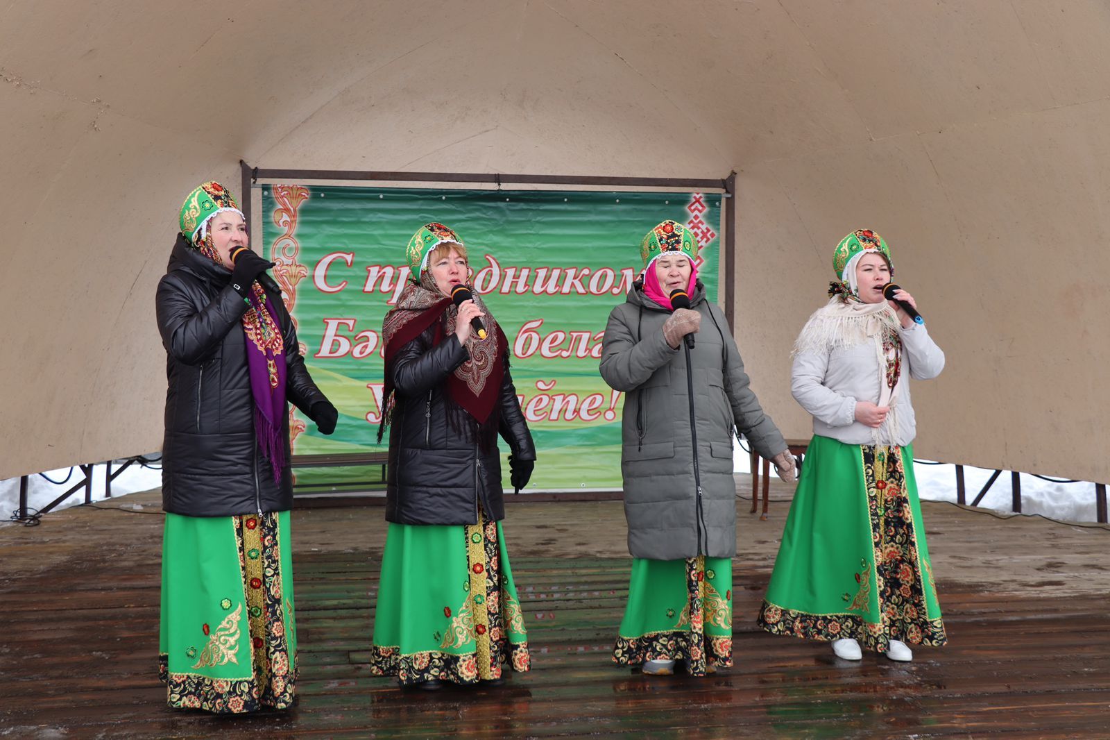 В Международный женский день в Дрожжановском районе РТ проводили зиму