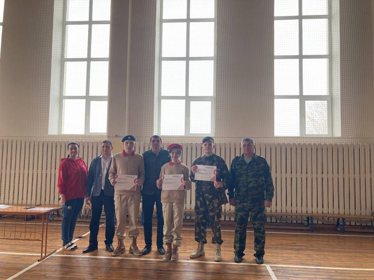 Дрожжановские школьники показали свои знания и навыки в области военно-патриотического воспитания