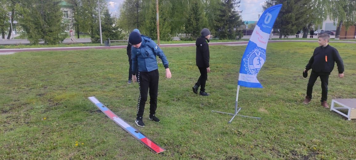 В Дрожжановском районе РТ в рамках празднования Дня Победы работала мобильная площадка ГТО