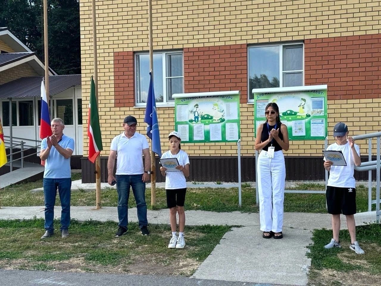 В детском оздоровительном лагере «Чайка» Дрожжановского района открыли третью смену