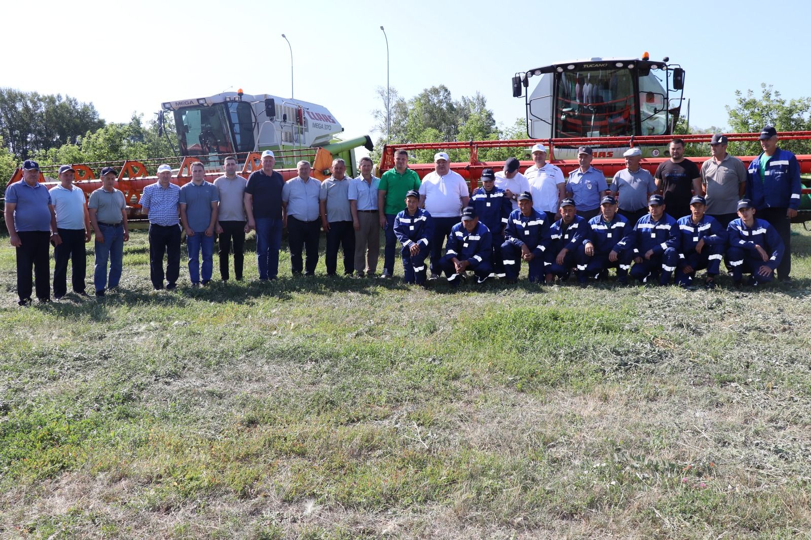 В Дрожжановском районе РТ состоялся Парад комбайнов