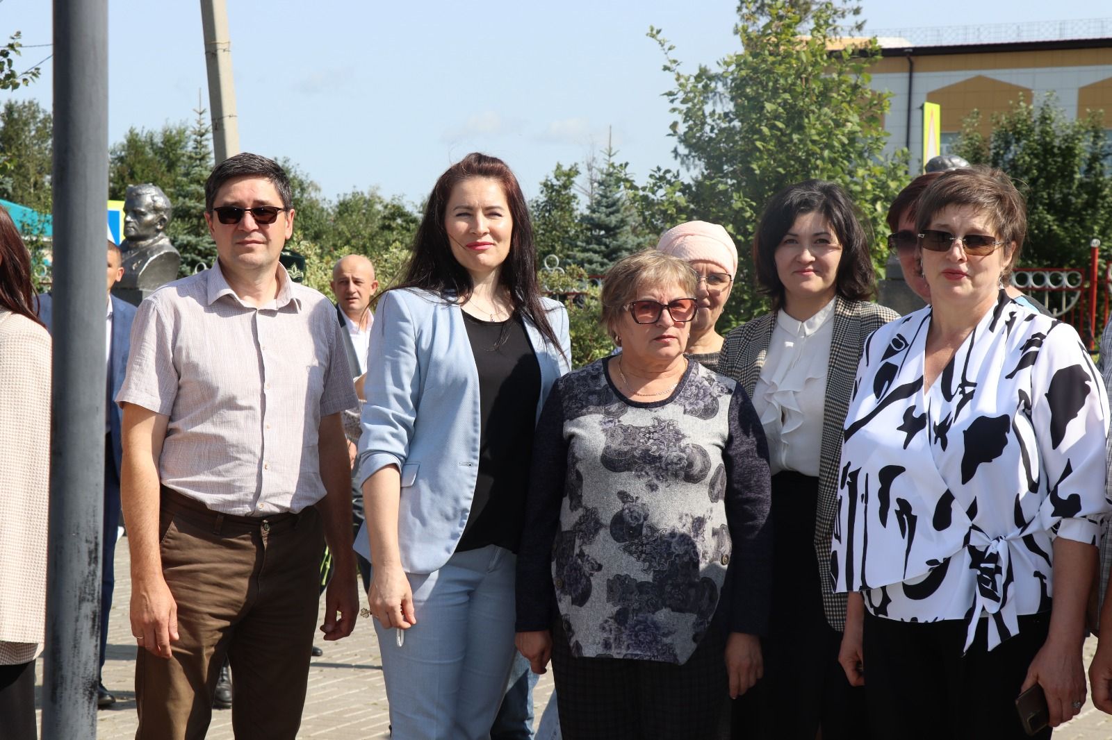 В Дрожжаном прошел митинг, памяти Героя Социалистического труда Усмана Гатаулловича Алиева