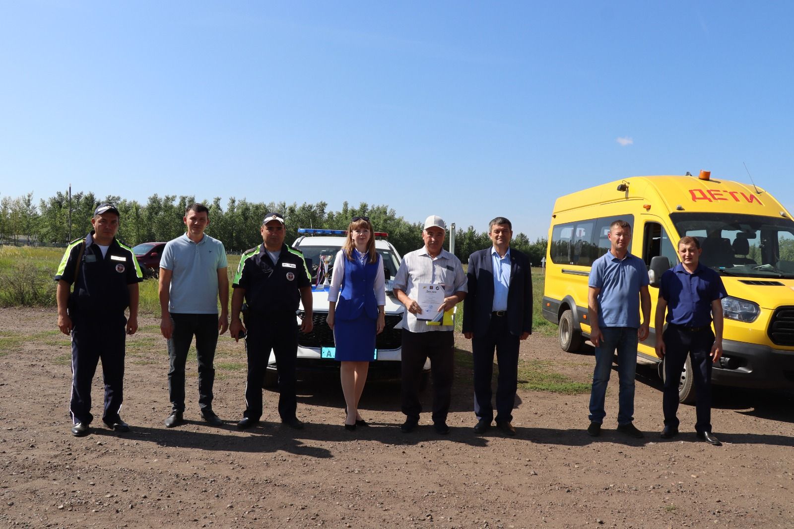 В Дрожжановском районе РТ прошел конкурс «Лучший водитель школьного автобуса»