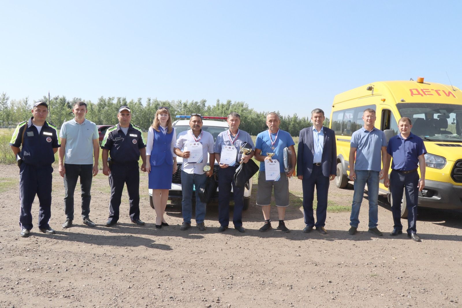 В Дрожжановском районе РТ прошел конкурс «Лучший водитель школьного автобуса»