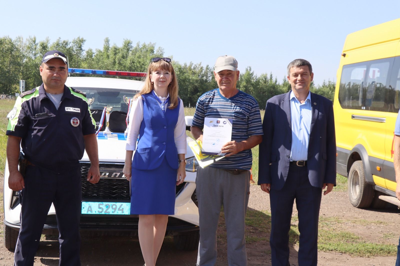 В Дрожжановском районе РТ прошел конкурс «Лучший водитель школьного автобуса»