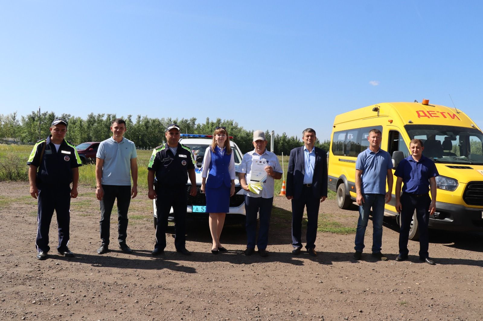 В Дрожжановском районе РТ прошел конкурс «Лучший водитель школьного автобуса»