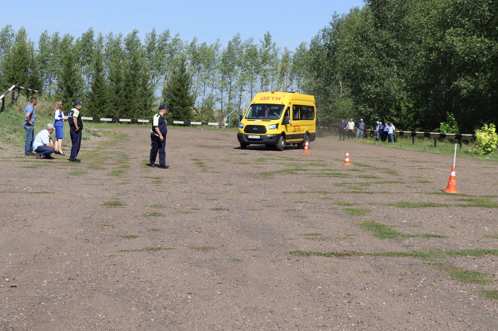 В Дрожжановском районе РТ прошел конкурс «Лучший водитель школьного автобуса»