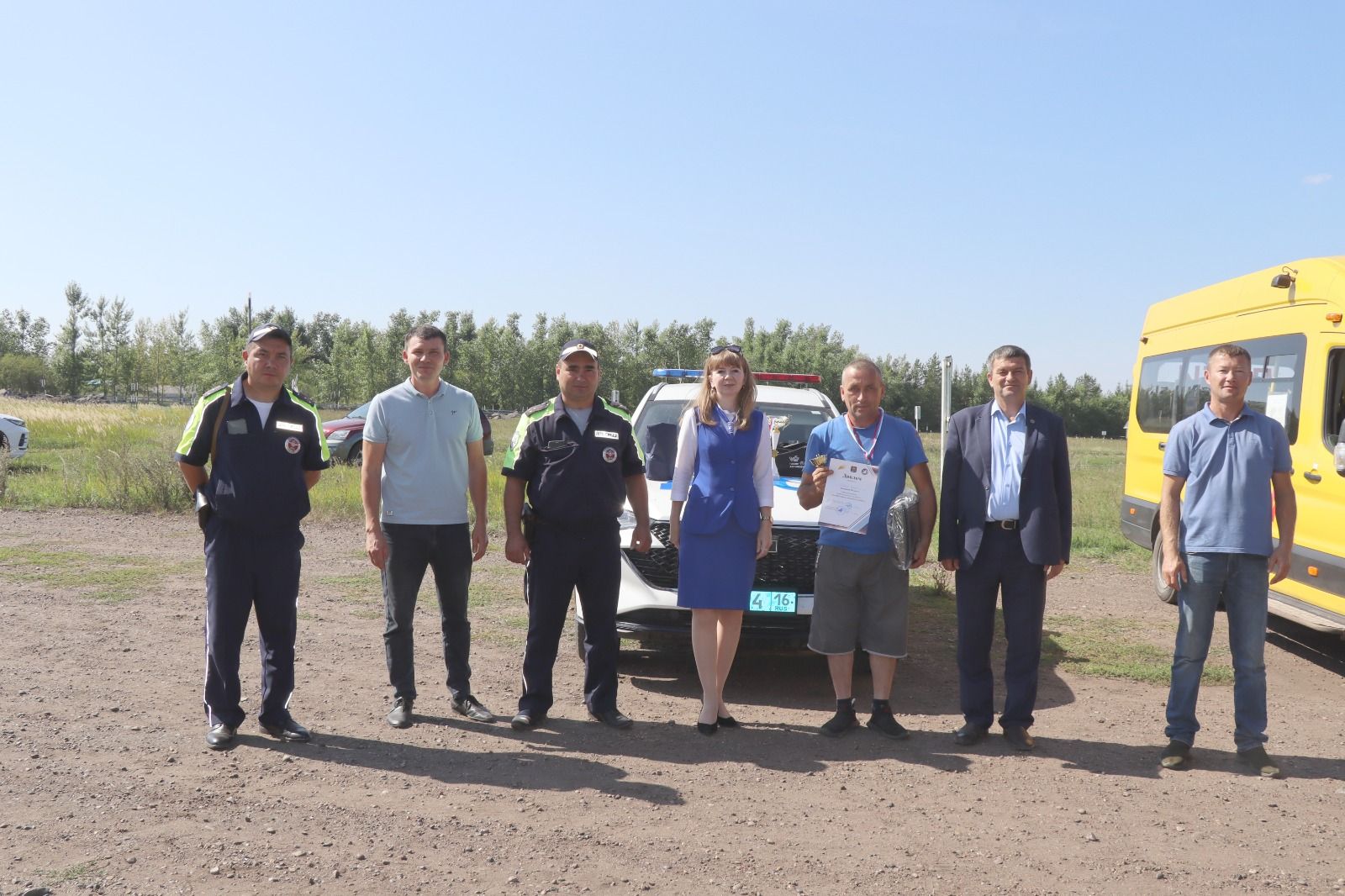 В Дрожжановском районе РТ прошел конкурс «Лучший водитель школьного автобуса»