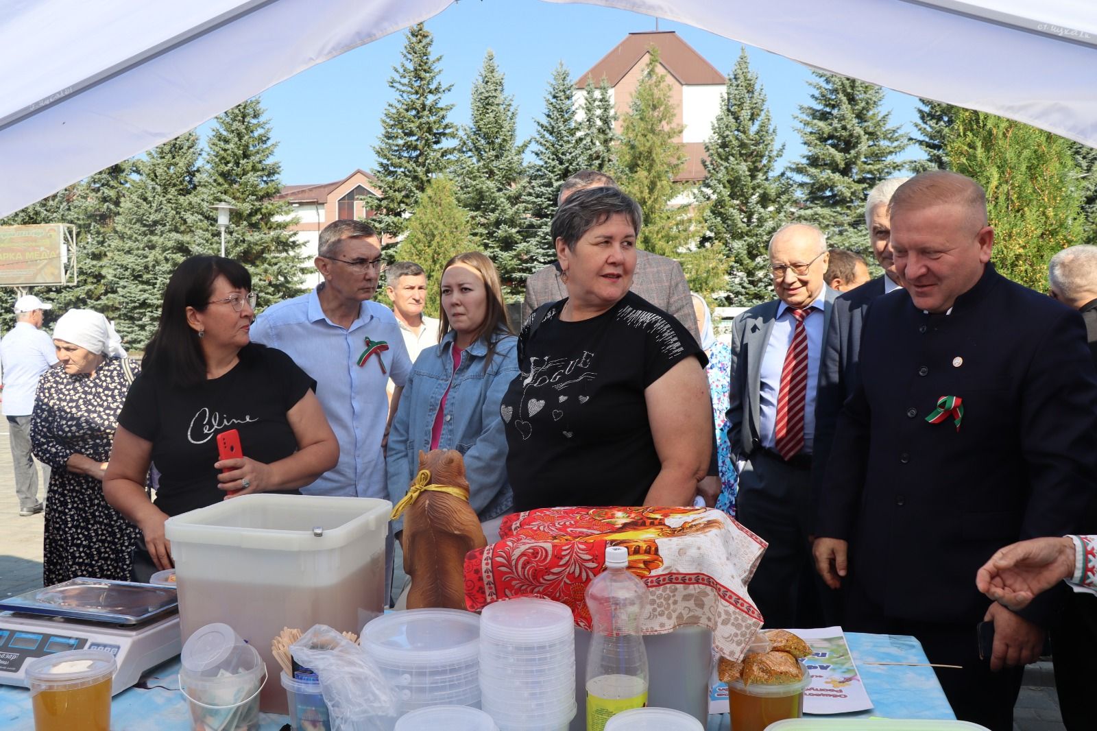 В Дрожжановском районе РТ в рамках празднования Дня республики и района состоялась медовая ярмарка