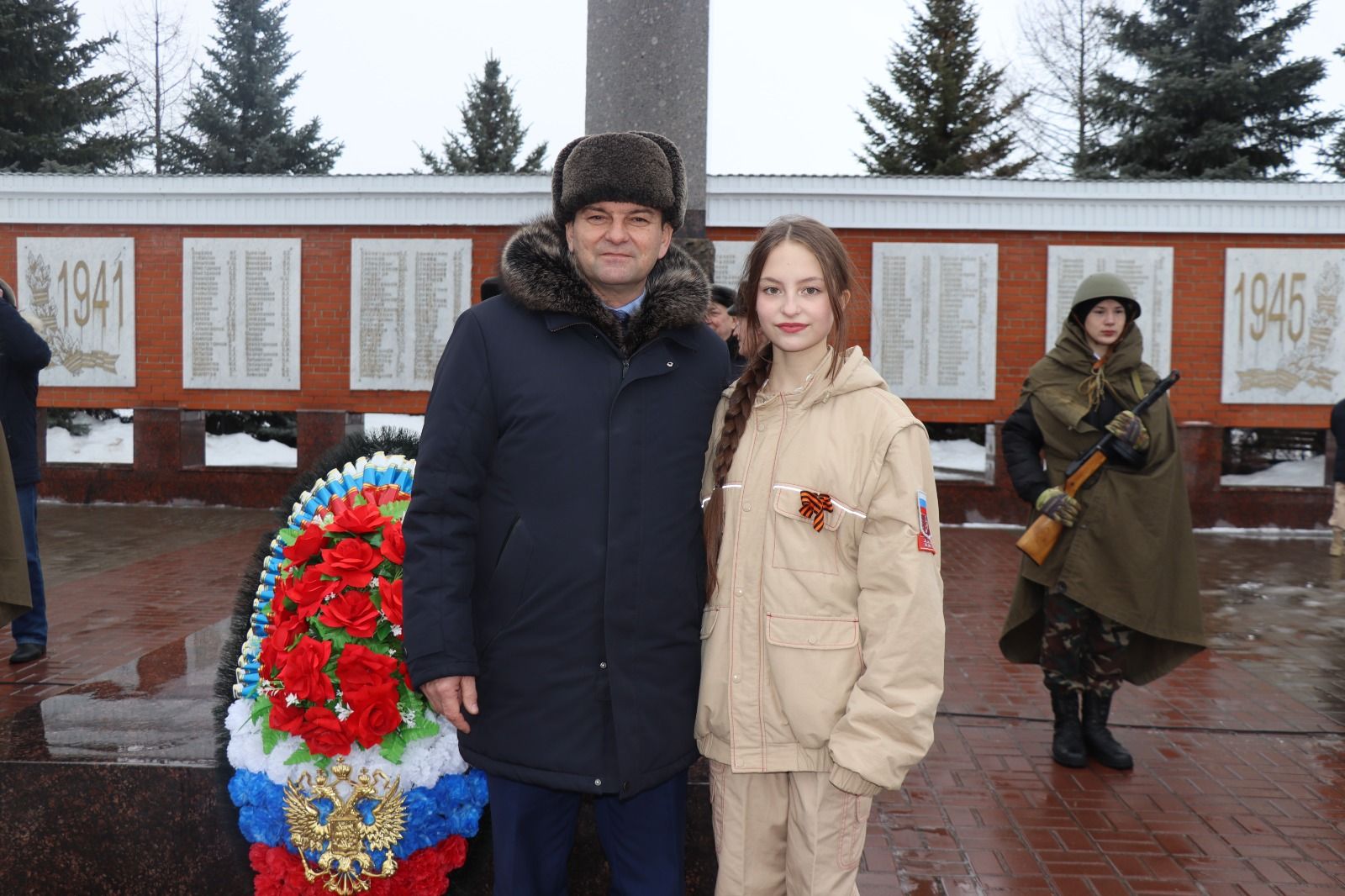 В Дрожжаном прошел митинг ко Дню прорыва блокады Ленинграда