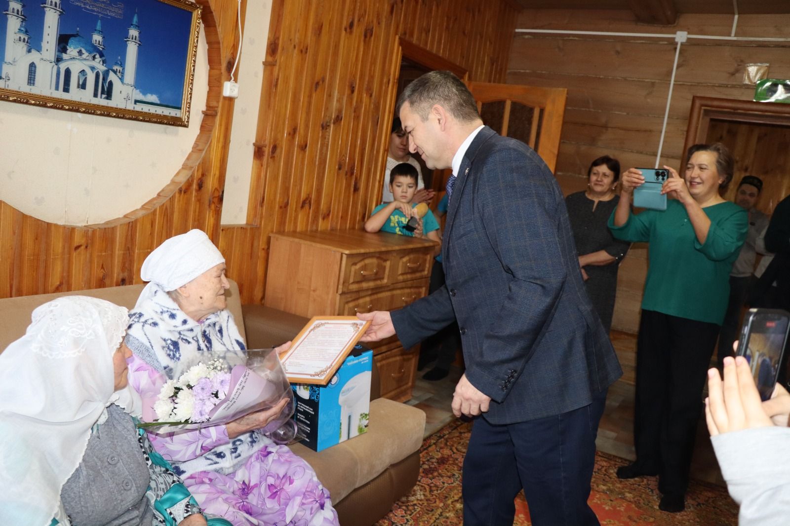 90-летний юбилей отметила жительница  Дрожжановского района РТ Рашида Заббарова