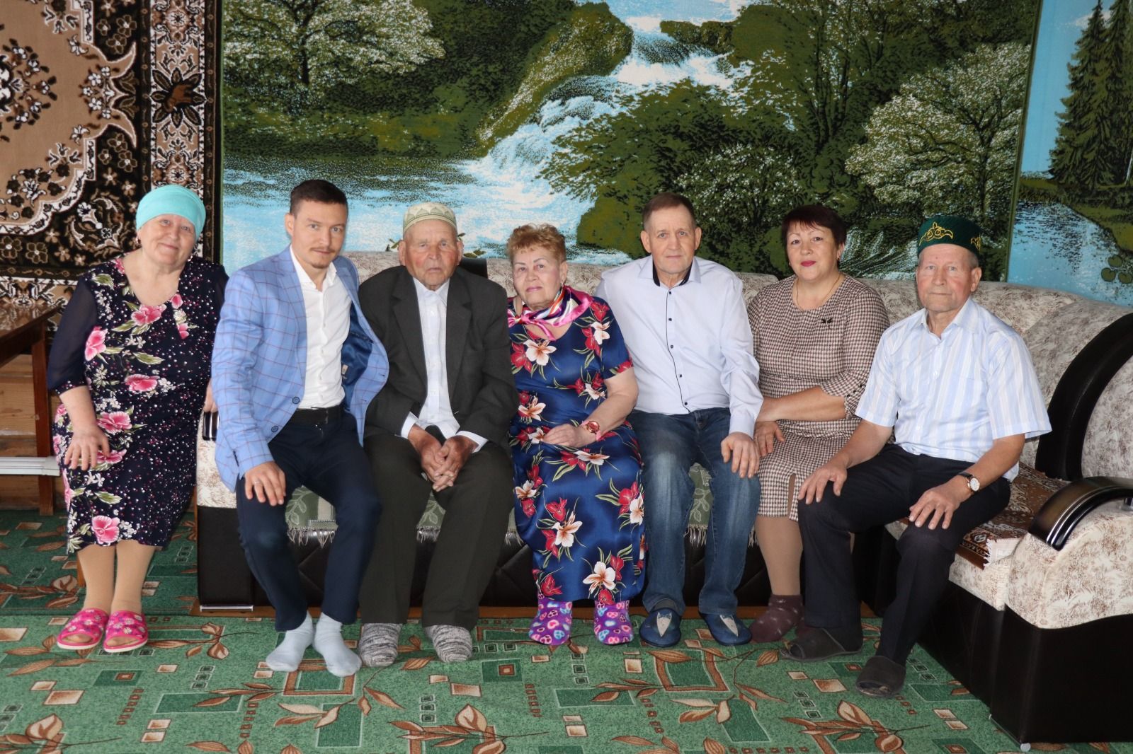 Долгожитель села Старое Дрожжаное Кашафутдин Шарафутдинов отметил 95-летний юбилей