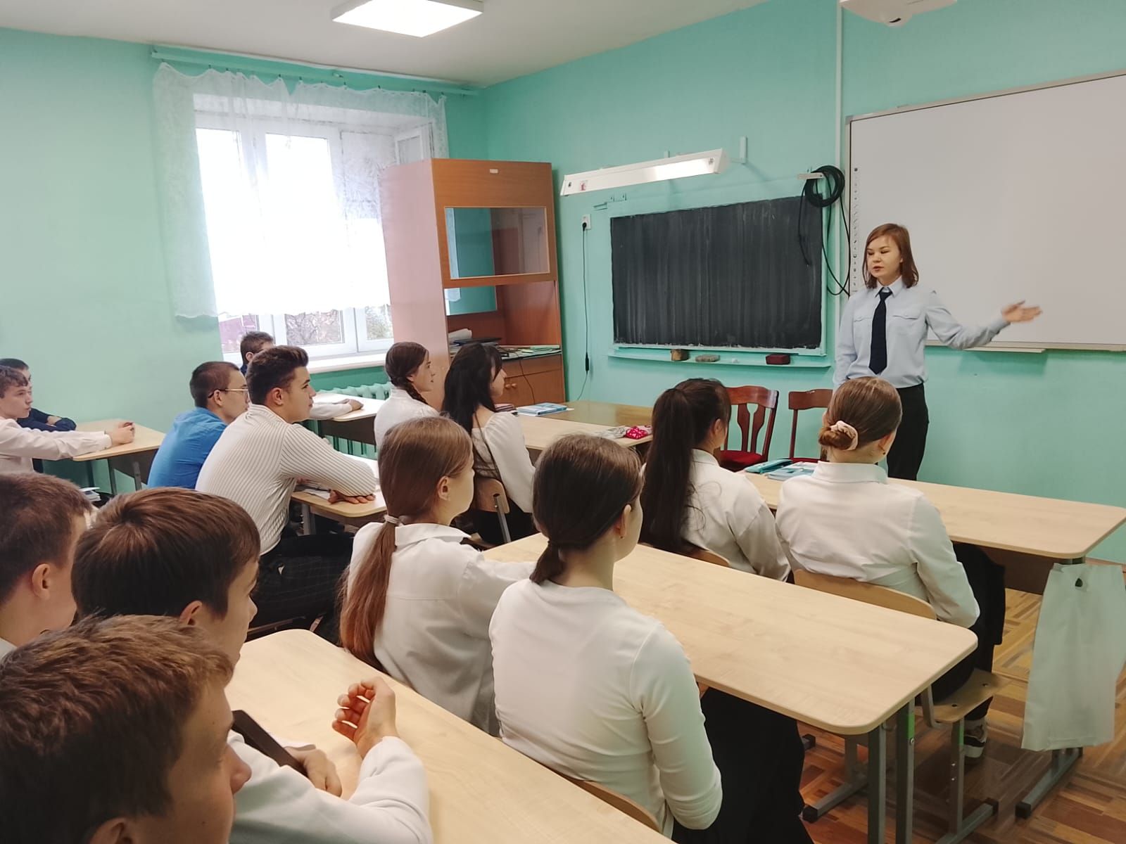 В Шланговской школе Дрожжановского района РТ прошла беседа на тему «Движение пешеходов»