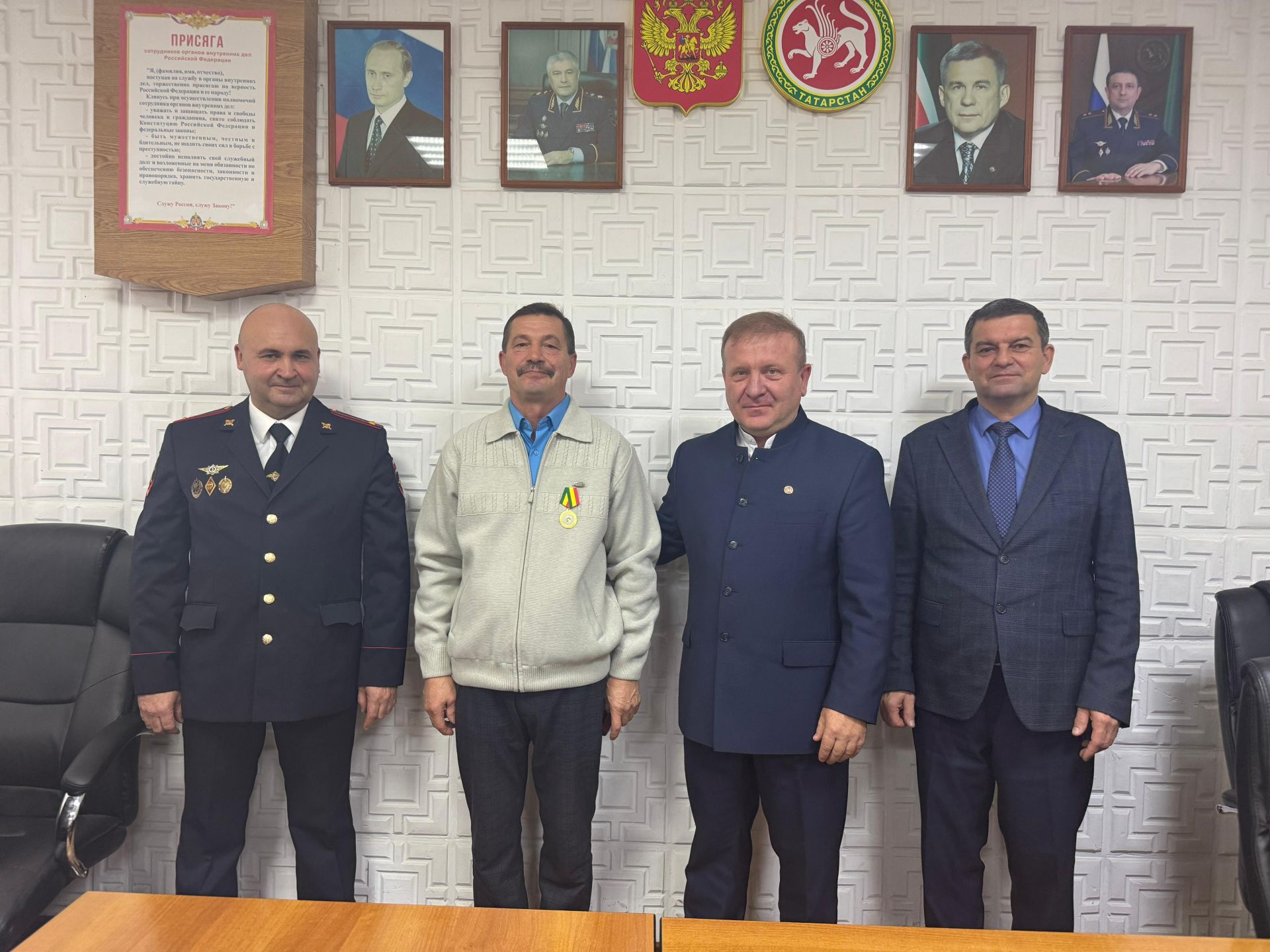 В Дрожжановском районе РТ чествовали сотрудников органов внутренних дел